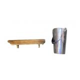 Farmhouse Shelf and Decorative Bucket