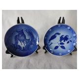 2 Piece Bing and Grondahl Porcelain Plates