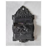 Vintage 1950s Cast Iron Match Holder
