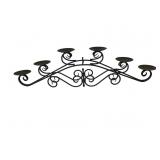Wrought Iron 6 Candle Holder Centerpiece