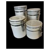 4 Piece Ceramic Cannister Set