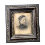 Beautiful Victorian Lady in Original Frame