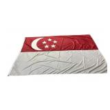 Vintage Singapore National Flag