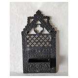 Vintage Cast Iron Matchstick Holder