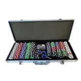Poker Chip Case with Chips