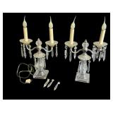 Glass Chandelier Lamps