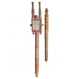 Antique Tibetan Churn And Stick