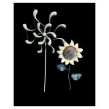 Garden Wind Spinner and Metal Art