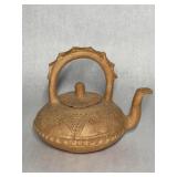 Hand Sculpted Clay Teapot