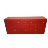 Red Horizontal Cabinet