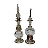 Hand-Blown Glass Perfume Bottles