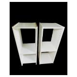Pair of White Shelves