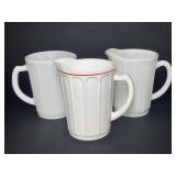 Vintage Milk Glass Pitchers