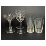 Etched Glassware