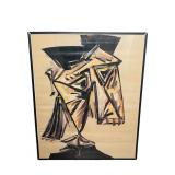Framed Abstract Poster