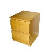 Light Blonde Wood Nightstand