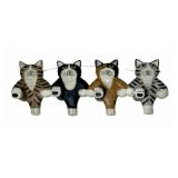 Wooden Cat Coat Hook