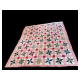 Handmade Star Patchwork Quilt