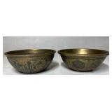 Vintage Brass Bowls