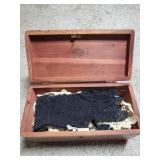 Vintage Small Cedar Chest And Vanity Items