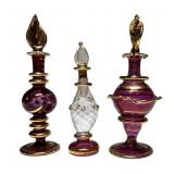 Hand-Blown Glass Perfume Bottles