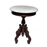 Mahogany Marble Top Table