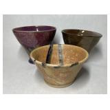 Handmade Glazed Ceramic Bowls