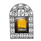 Iron Scroll Framed Artwork