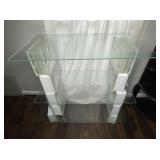 Makeshift Glass Shelves
