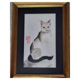 Framed Cat Artwork