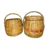 Vintage Handwoven Baskets