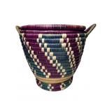 African Basket with Lid