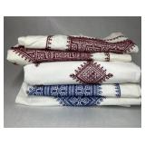 Two Sets of Embroidered Sheets
