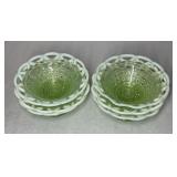 Vintage Mint Green Candy Dishes