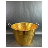 Brass Colored Beverage Tub