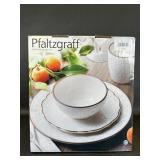 12 Piece Service for 4 Pfaltzgraff Joanne White
