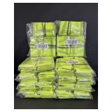 100pc Yellow and Green Hazard Vests