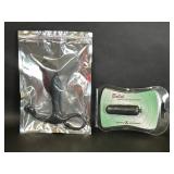 Bullet Vibrating Massager & Black Anal Plug