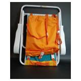 Sun Squad Backpack Striped Beach Chair