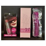 Lipstick Vibe & Kitty Cat Massager Adult Toys
