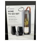 Rabbit Wine To Go Set Bottle Carrier & 2 Tumblers