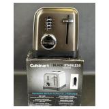 Cusinart Black Stainless 2 Slice Metal Toaster