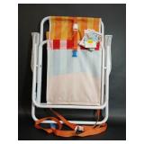 Sun Squad Backpack Striped Beach Chair