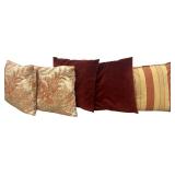 Red Decorative Throw Pillows