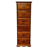 Traditional Style 5 Drawer Dresser, Lingerie Chest