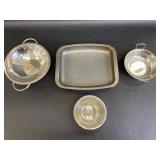 2 Bowls, Strainer & Oven Pan