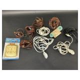 Variety Size Extension Cord Bundle and Six Outlet