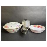 Soup Bowl with Lid, Floral Bowl, Measuring Cups