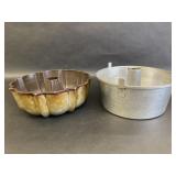 Two Bundt Cake Tin Pans