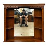 Solid Maple Lighted Dresser Vanity Mirror